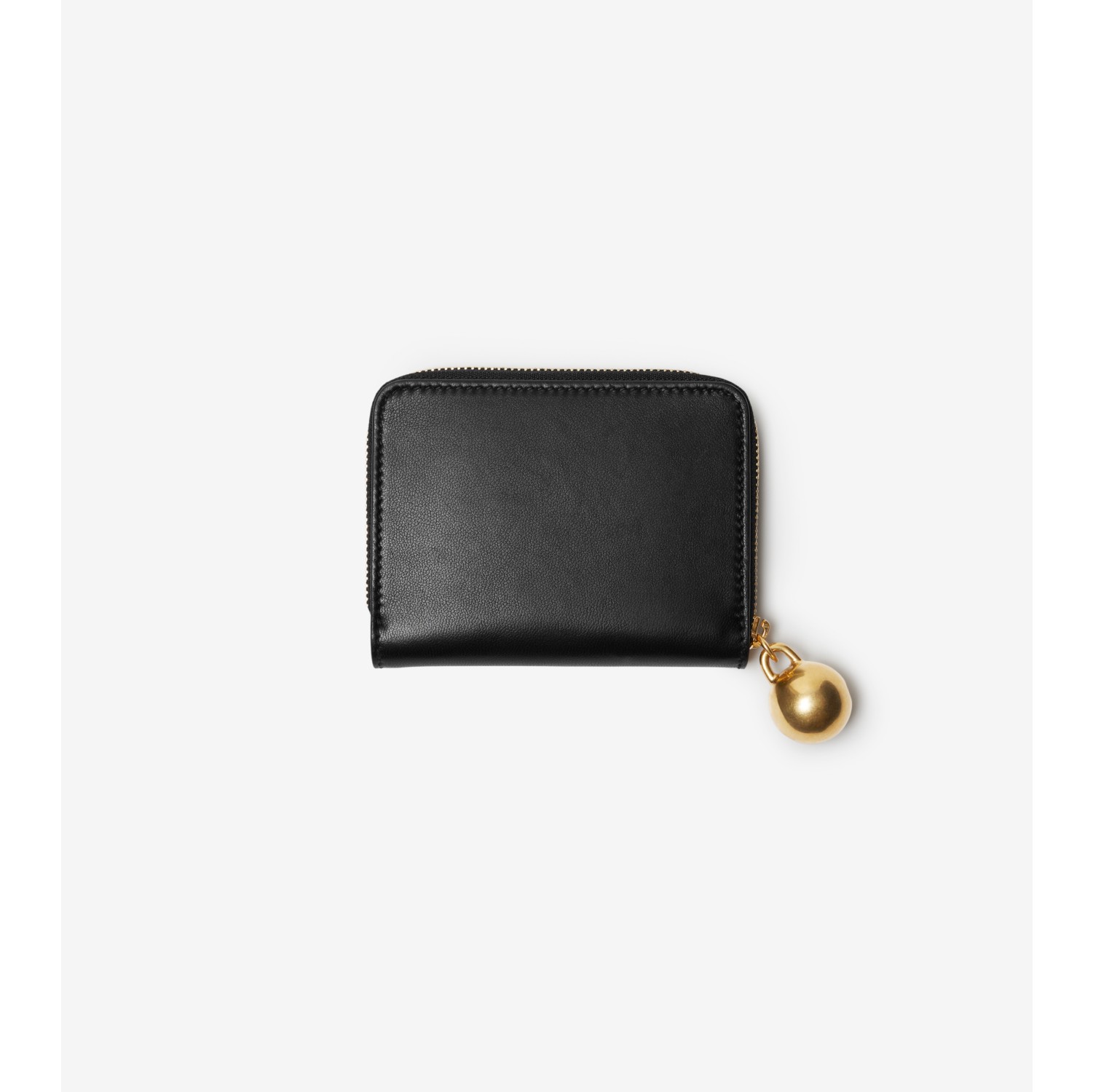 EKD Leather Zip Wallet in Black - Women | Burberry® Official