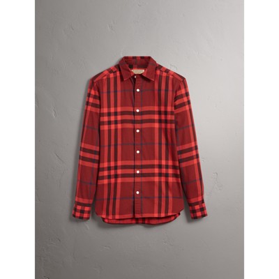 burberry mens red