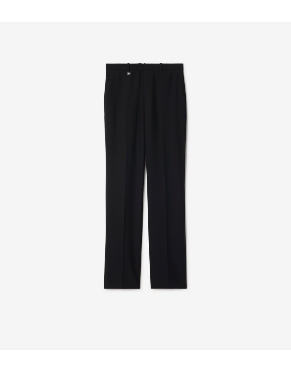 Wool Mohair Tailored Trousers