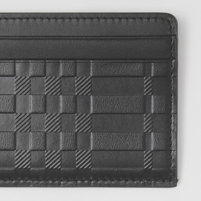 burberry embossed leather wallet