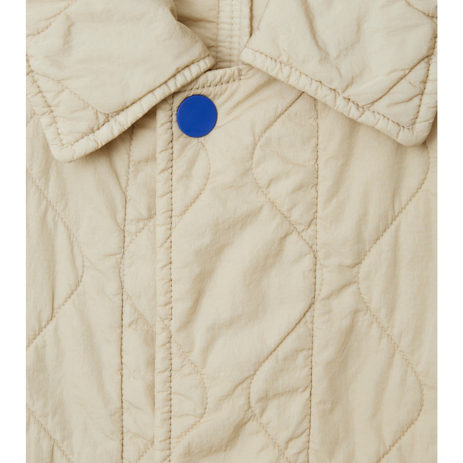 Mid-length Quilted Nylon Car Coat