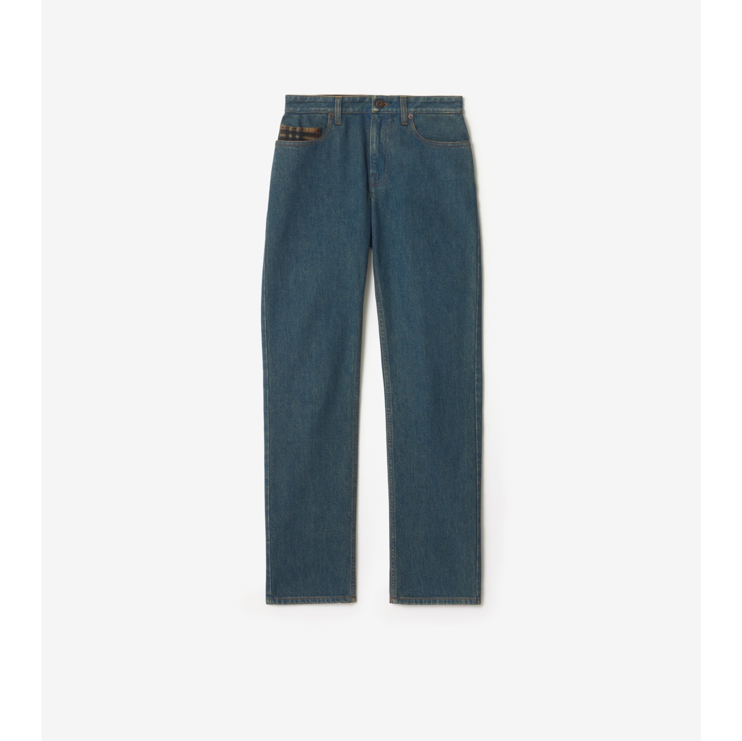 Mid-rise Straight Jeans