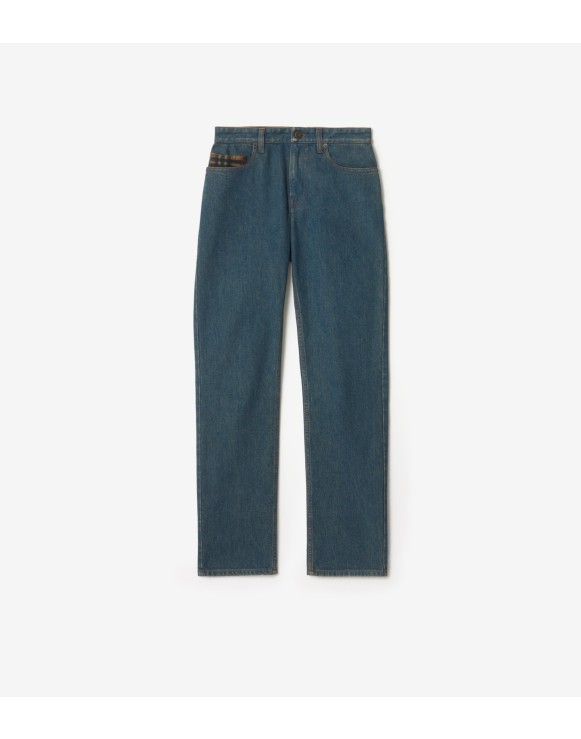 Mid-rise Straight Jeans