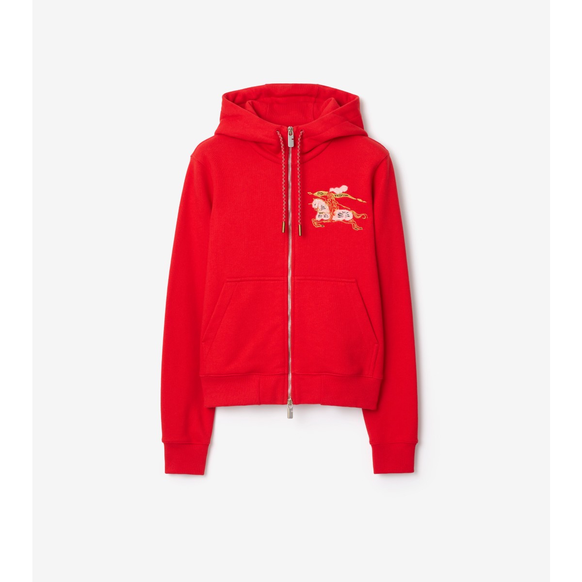  Embroidered Zip Hoodie