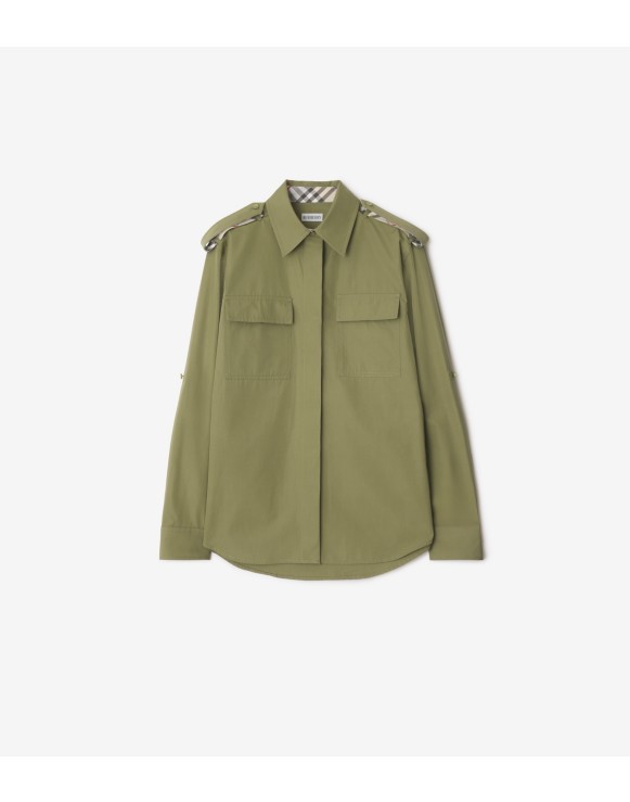 Chemise en popeline de coton