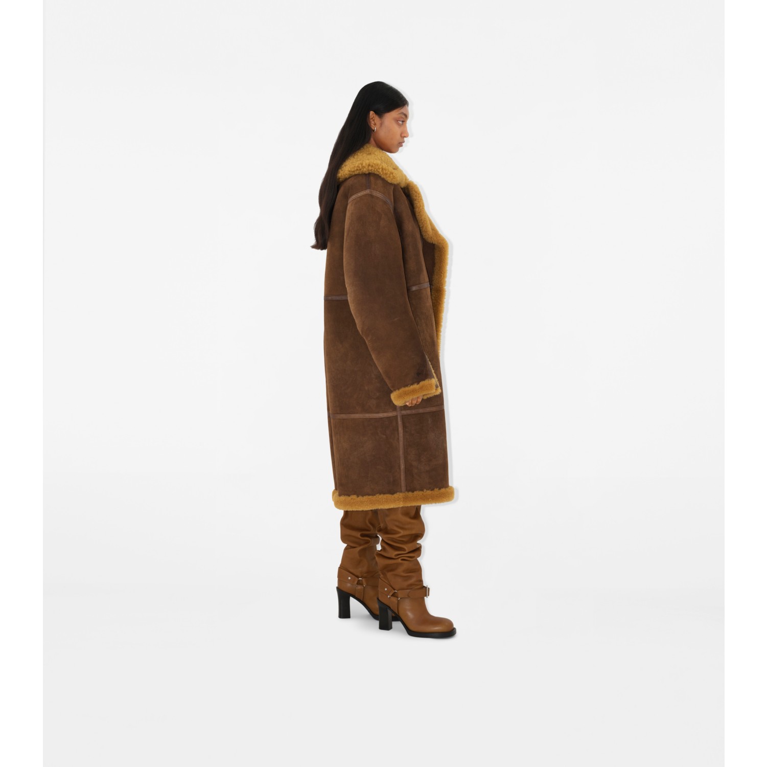 Manteau en shearling