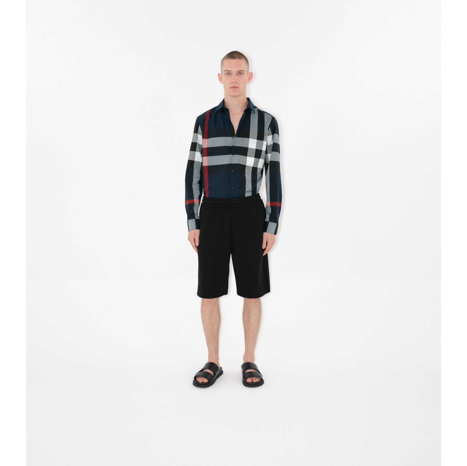 Burberry check shirt men best sale