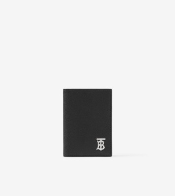 グレイニーレザー TBフォールディングカードケース (ブラック