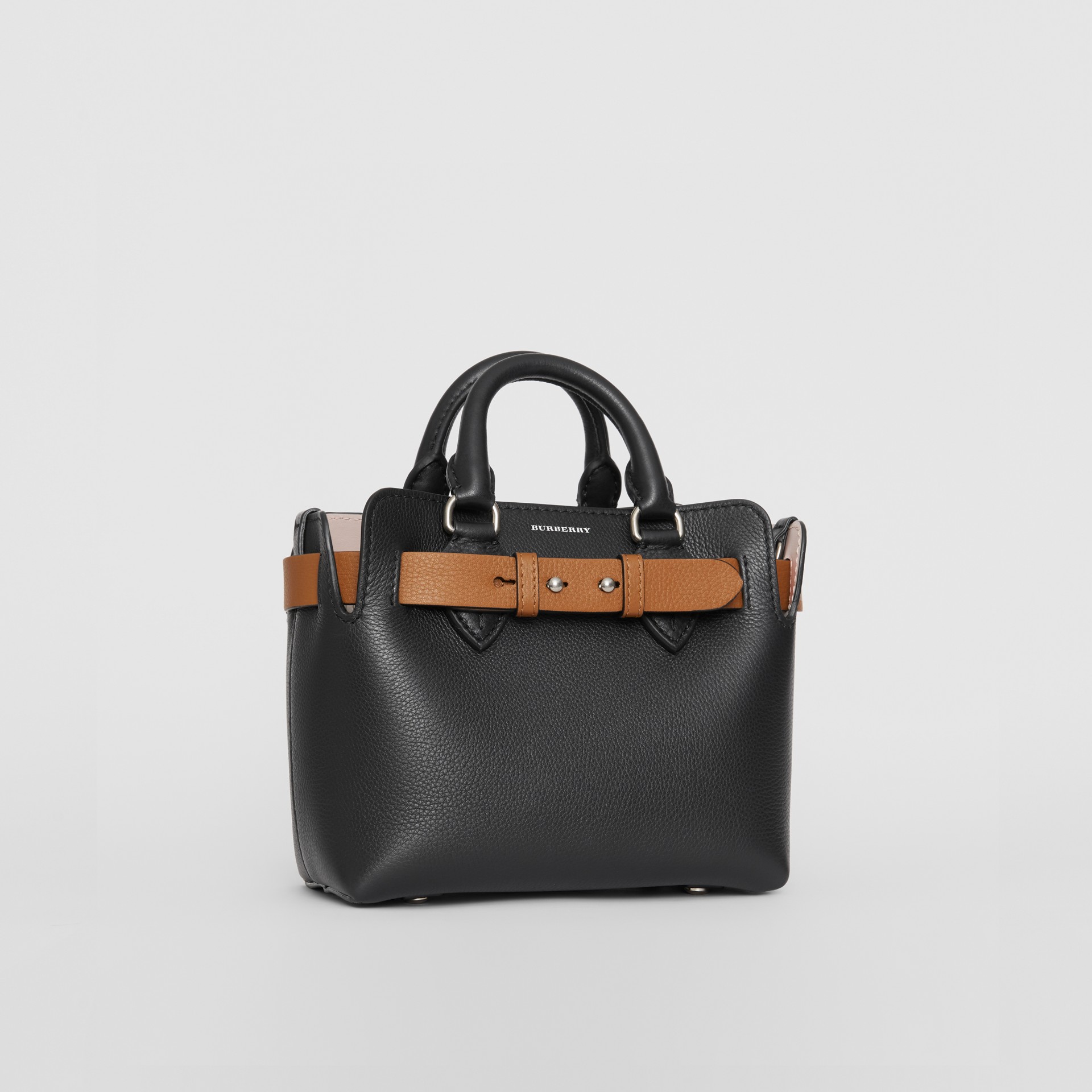 The Mini Leather Belt Bag in Black - Women | Burberry Canada