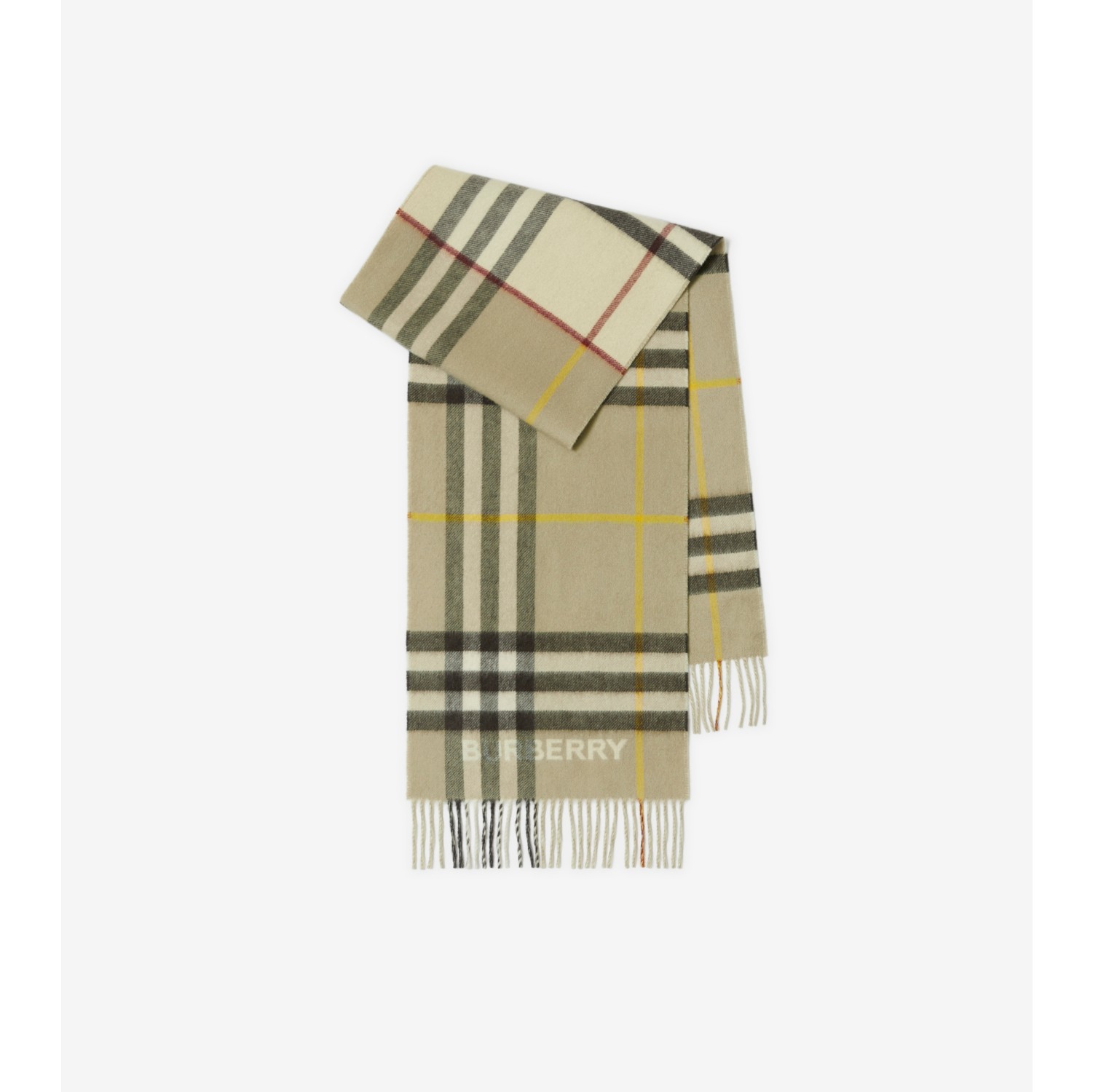 Burberry Check Cashmere Scarf