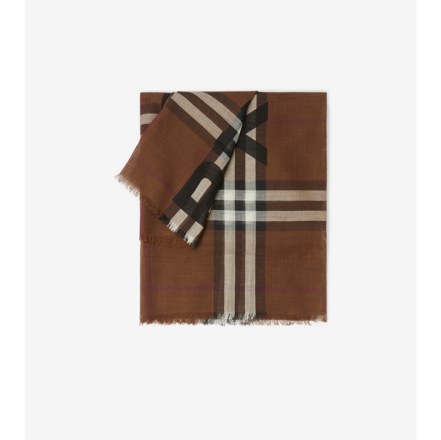 Brown store burberry scarf