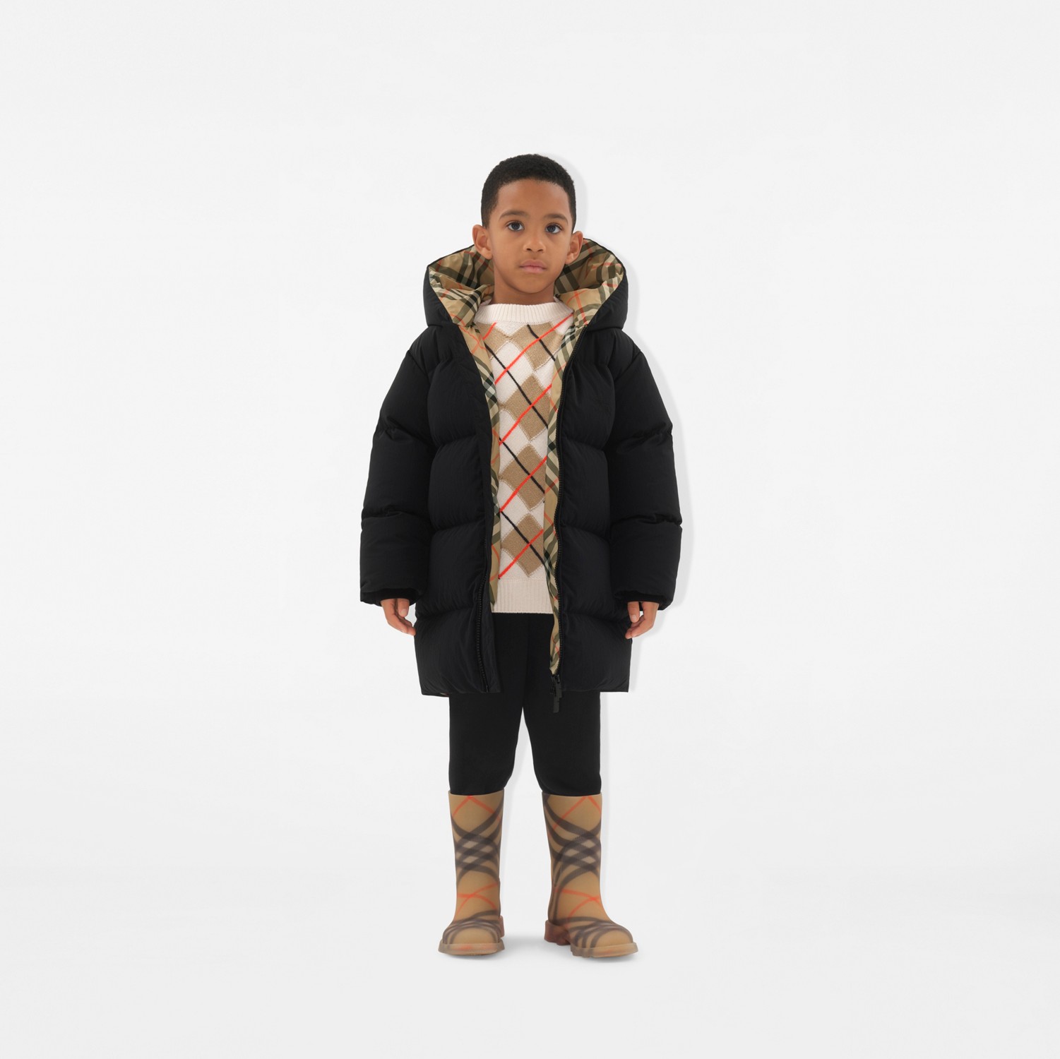 ナイロン ダウンコート (ブラック) | Burberry®公式サイト ナイロン ダウンコート (ブラック) | Burberry®公式サイト