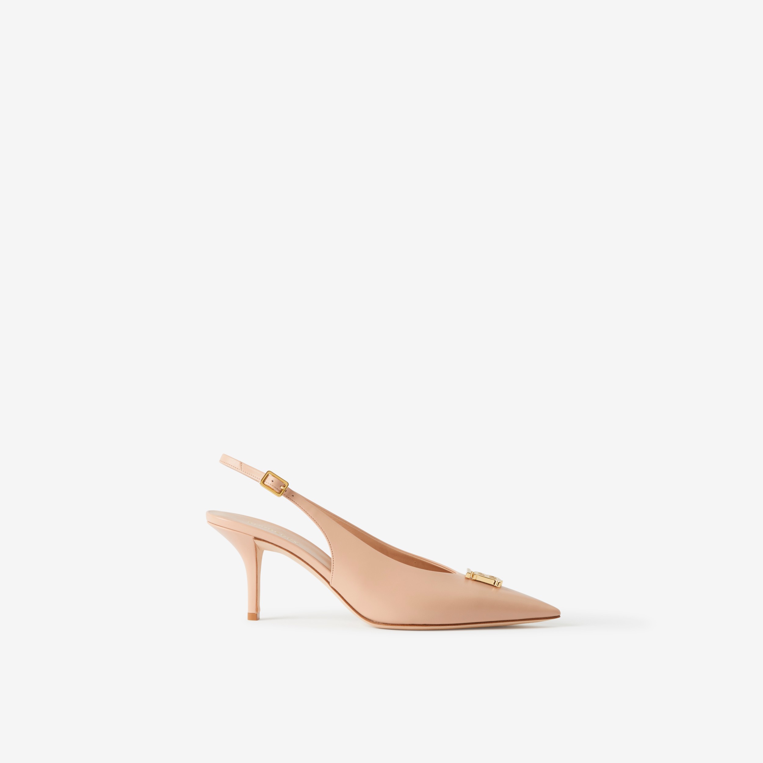 burberry leather slingback pumps