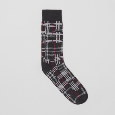 burberry check socks