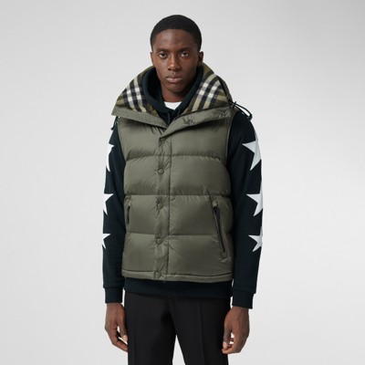 burberry detachable sleeve puffer jacket