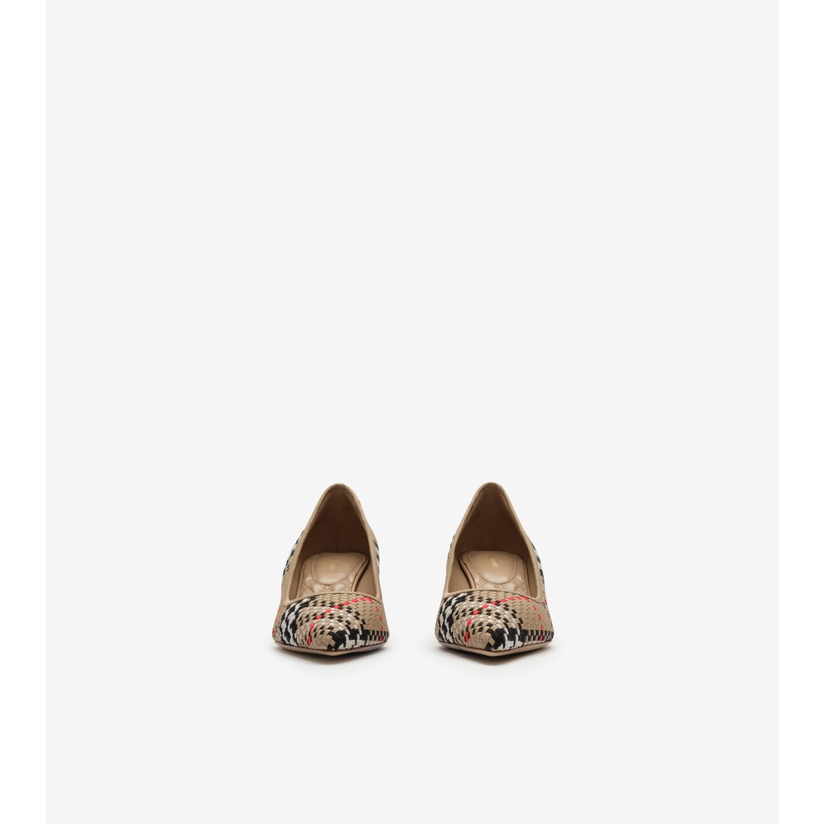  Check Dame Pumps​