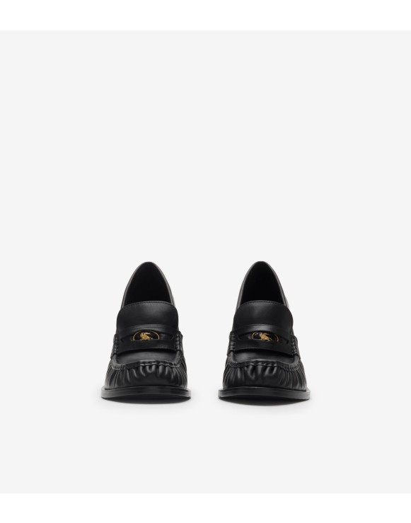 Mocassins à talon Cadet en cuir