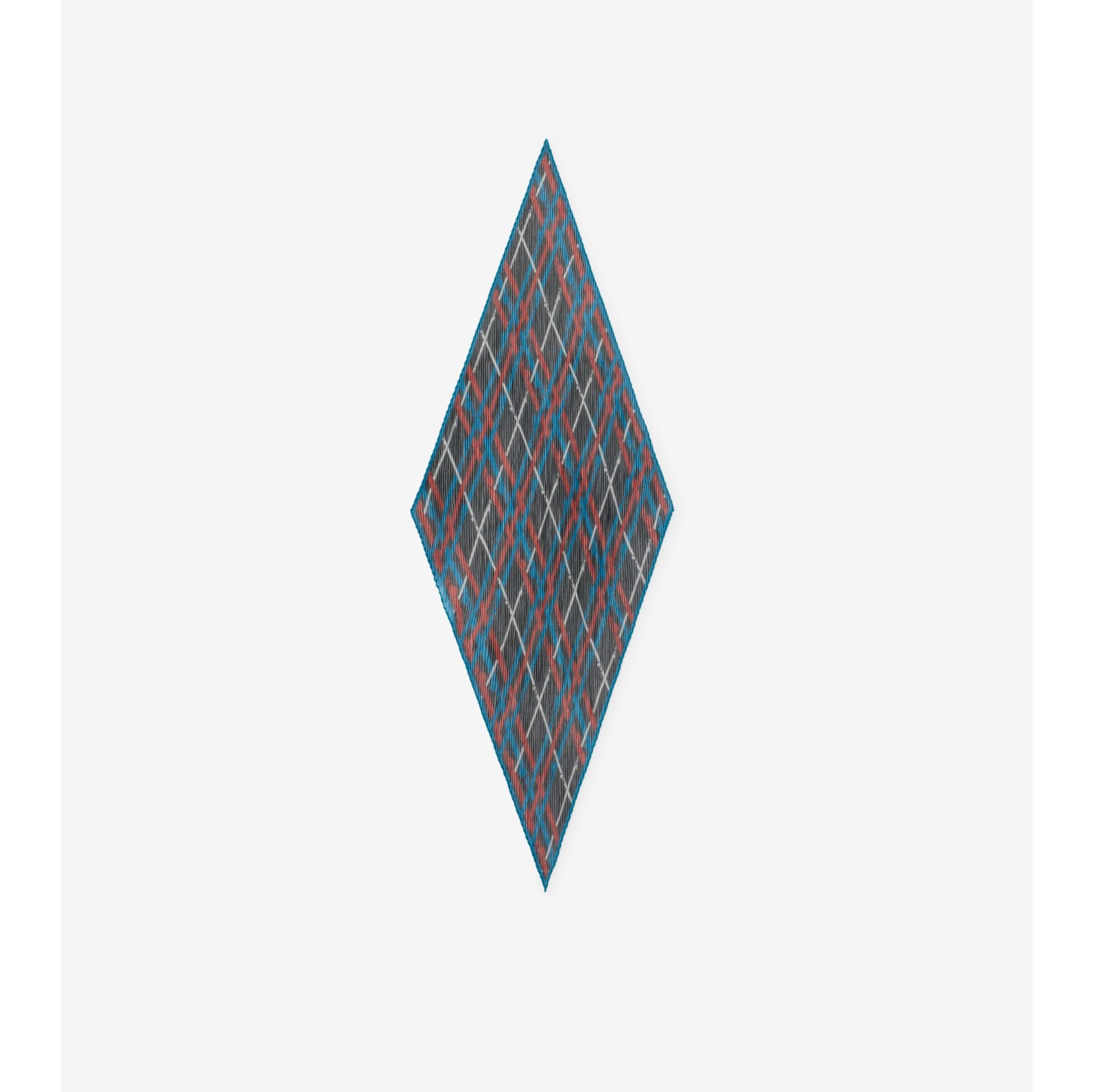 Belt Check Silk Chiffon Scarf