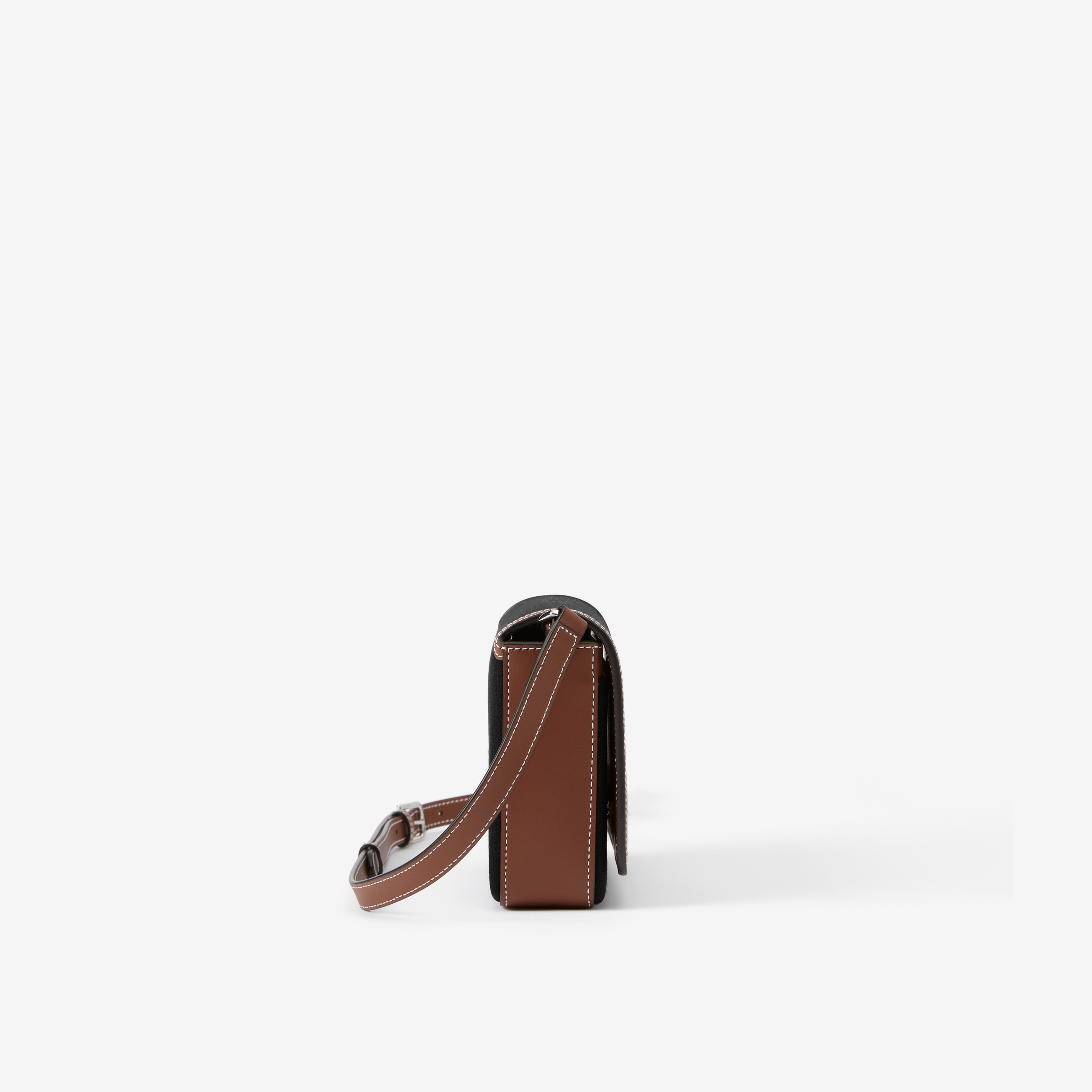 Mini sac Note en coton technique et cuir (Noir) - Femme | Site officiel Burberry® - 2