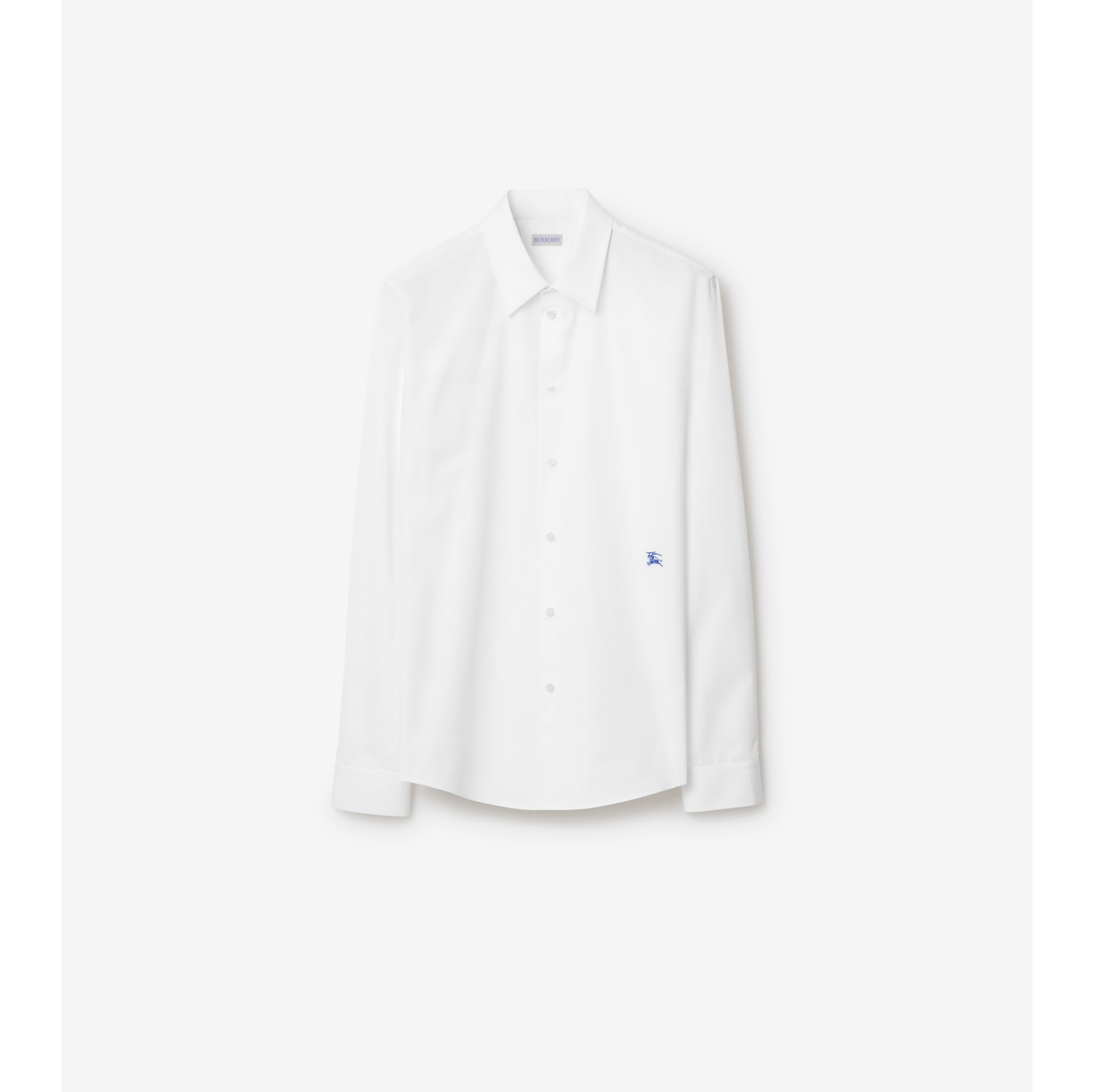 Mens burberry white store button down shirt