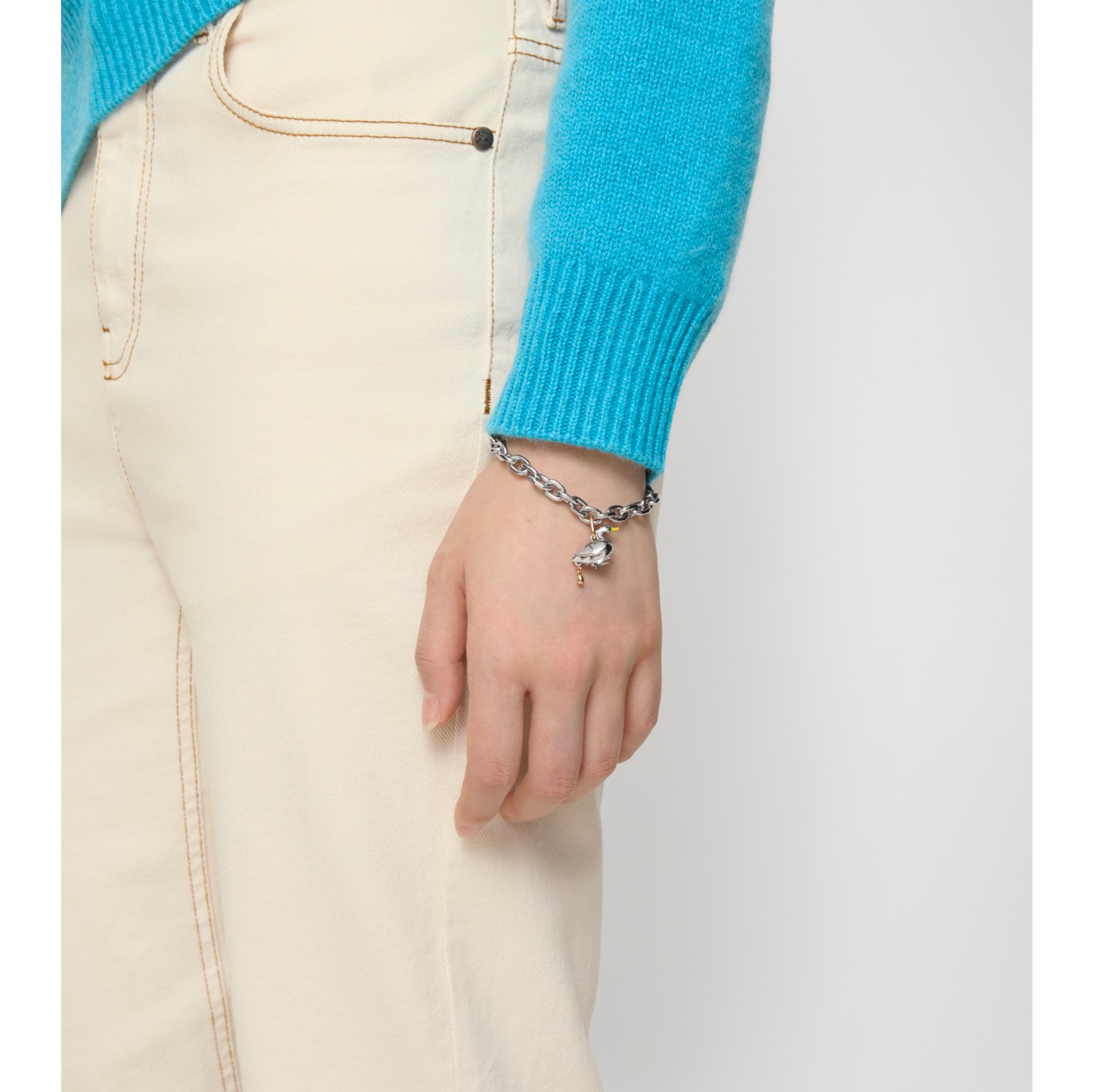 Charm Chain Bracelet​ in Silver - Women | Burberry® Official