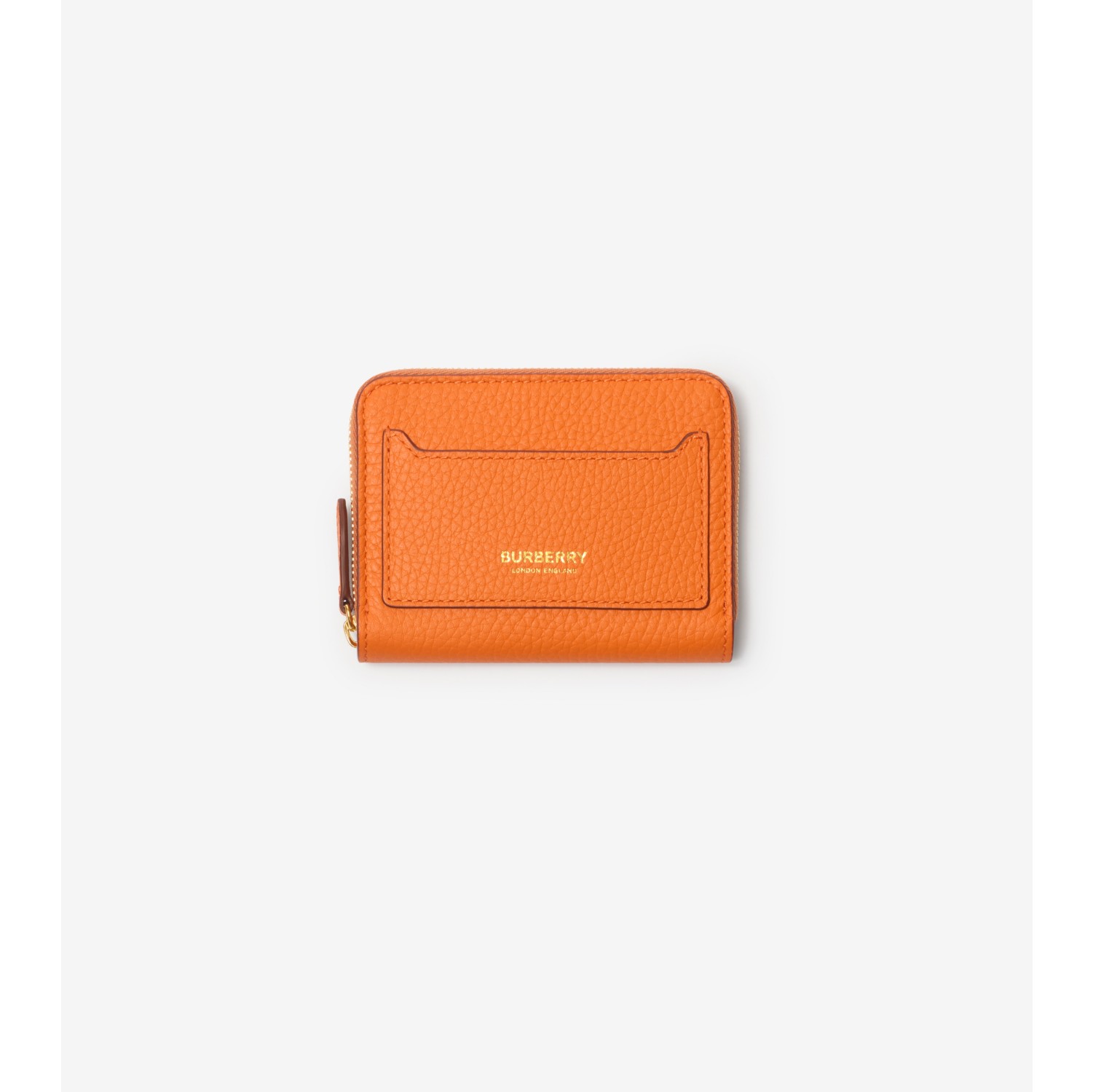 Mini portefeuille zippé en cuir