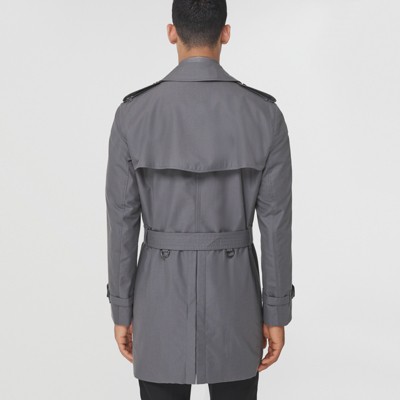 mid length grey coat