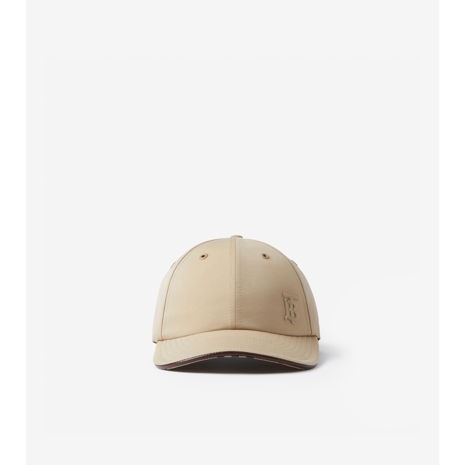 专属标识装饰轻薄嘎巴甸棒球帽(蜂蜜色) | Burberry® 博柏利官网
