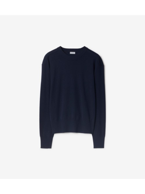 Burberry Wool Sweater In Blue