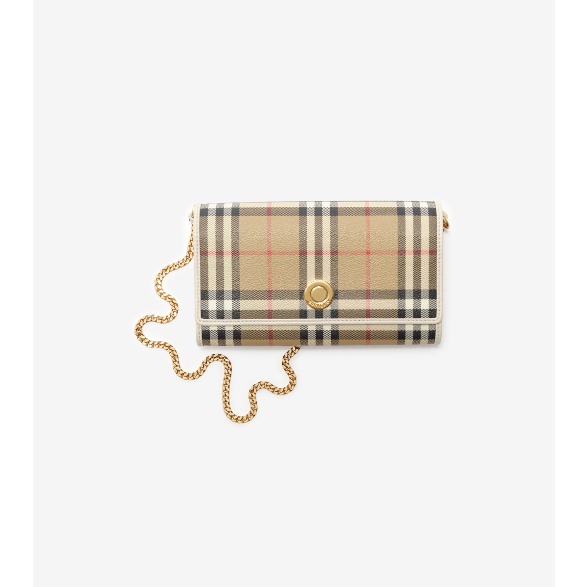  Check Chain Strap Wallet
