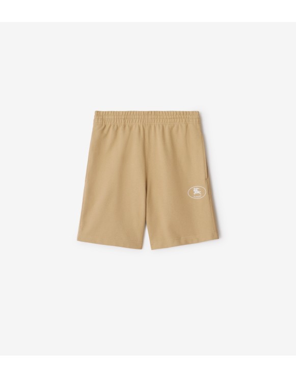 Knight Stamp Cotton Shorts