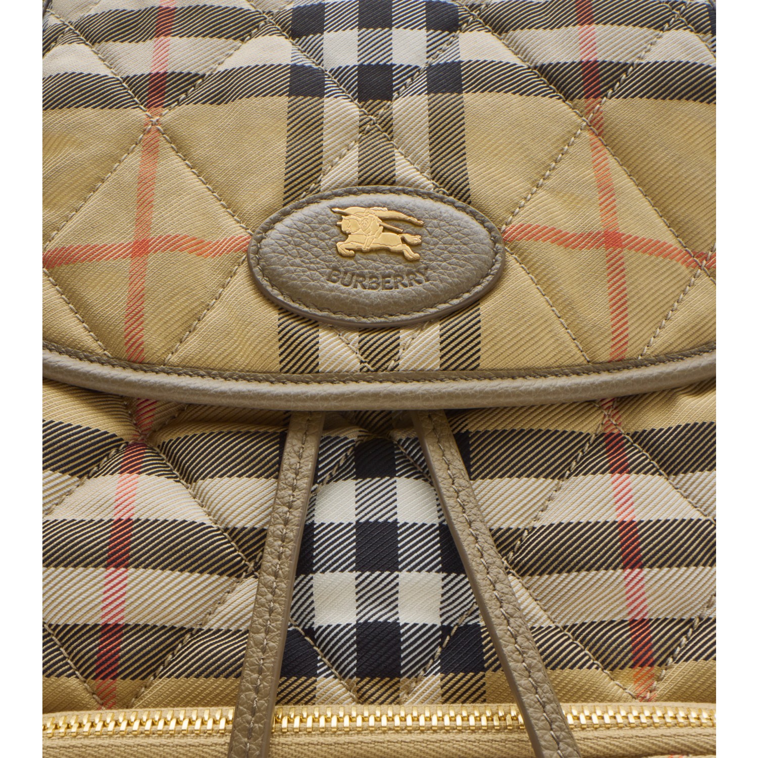 Horseshoe Backpack in Sand beige - Women, Nylon | Burberry® Official