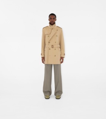 Burberry short Kensington Heritage trench coat - Neutrals