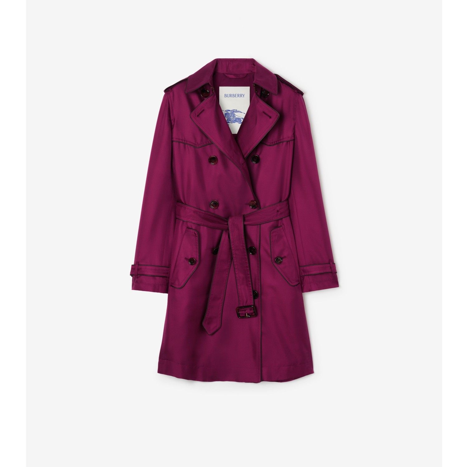 Trench long Foxfield en soie
