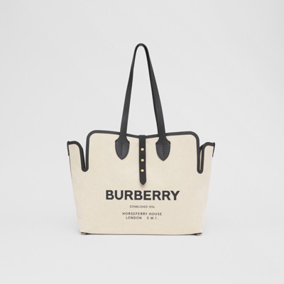 burberry linen bag