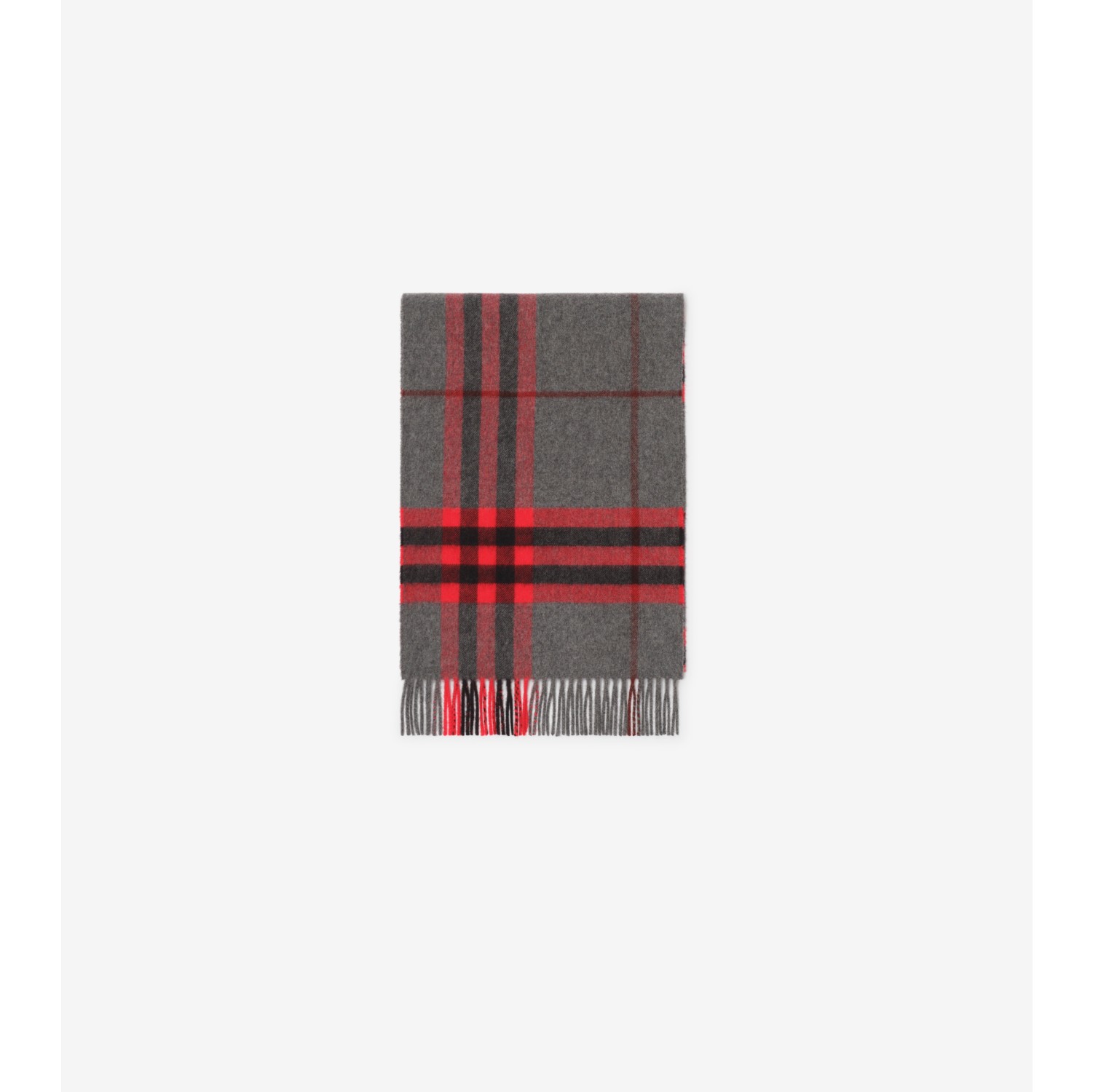 Check Cashmere Scarf