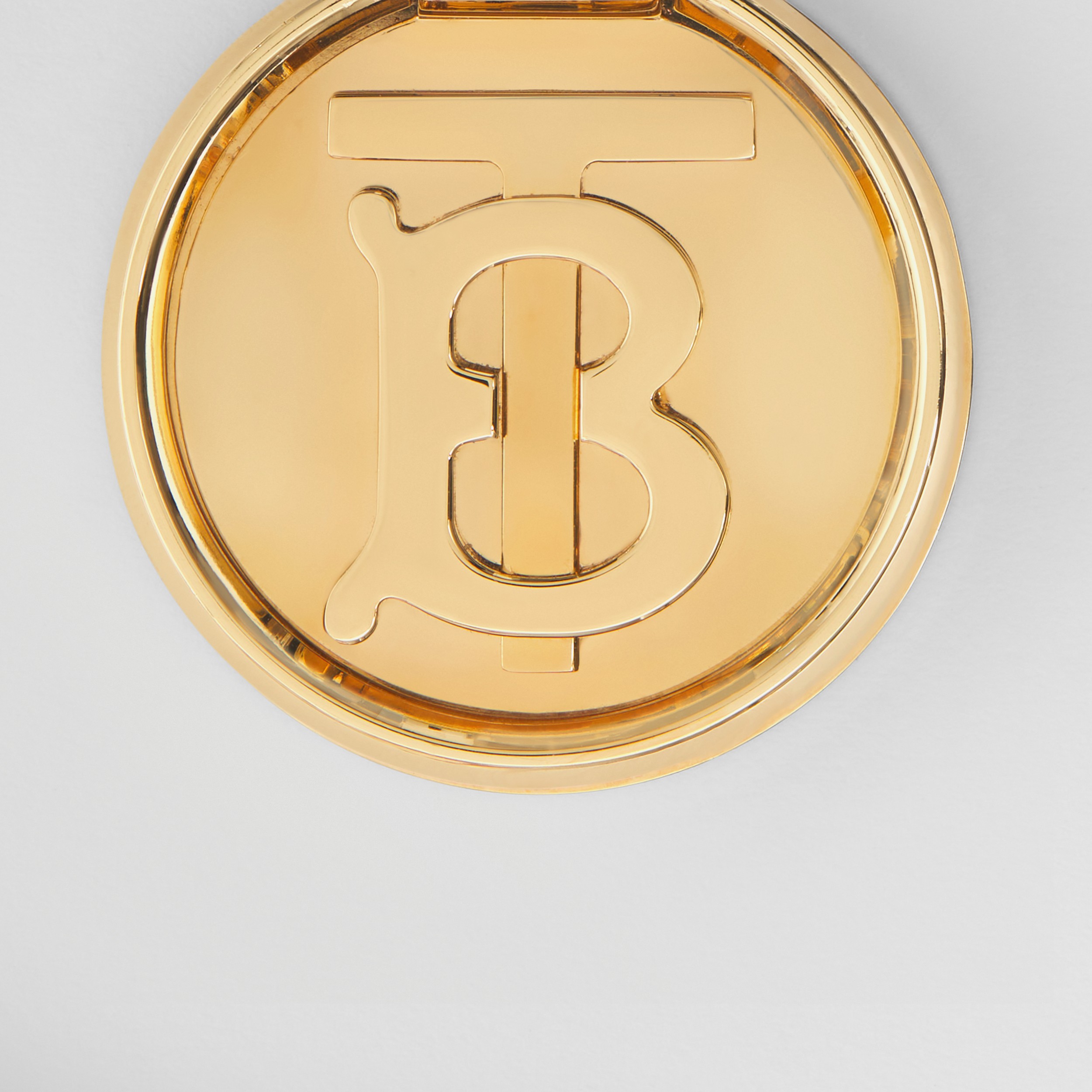 Позолоченное кольцо-держатель для телефона с монограммой (Золотистый) - Для женщин | Официальный сайт Burberry® - 2