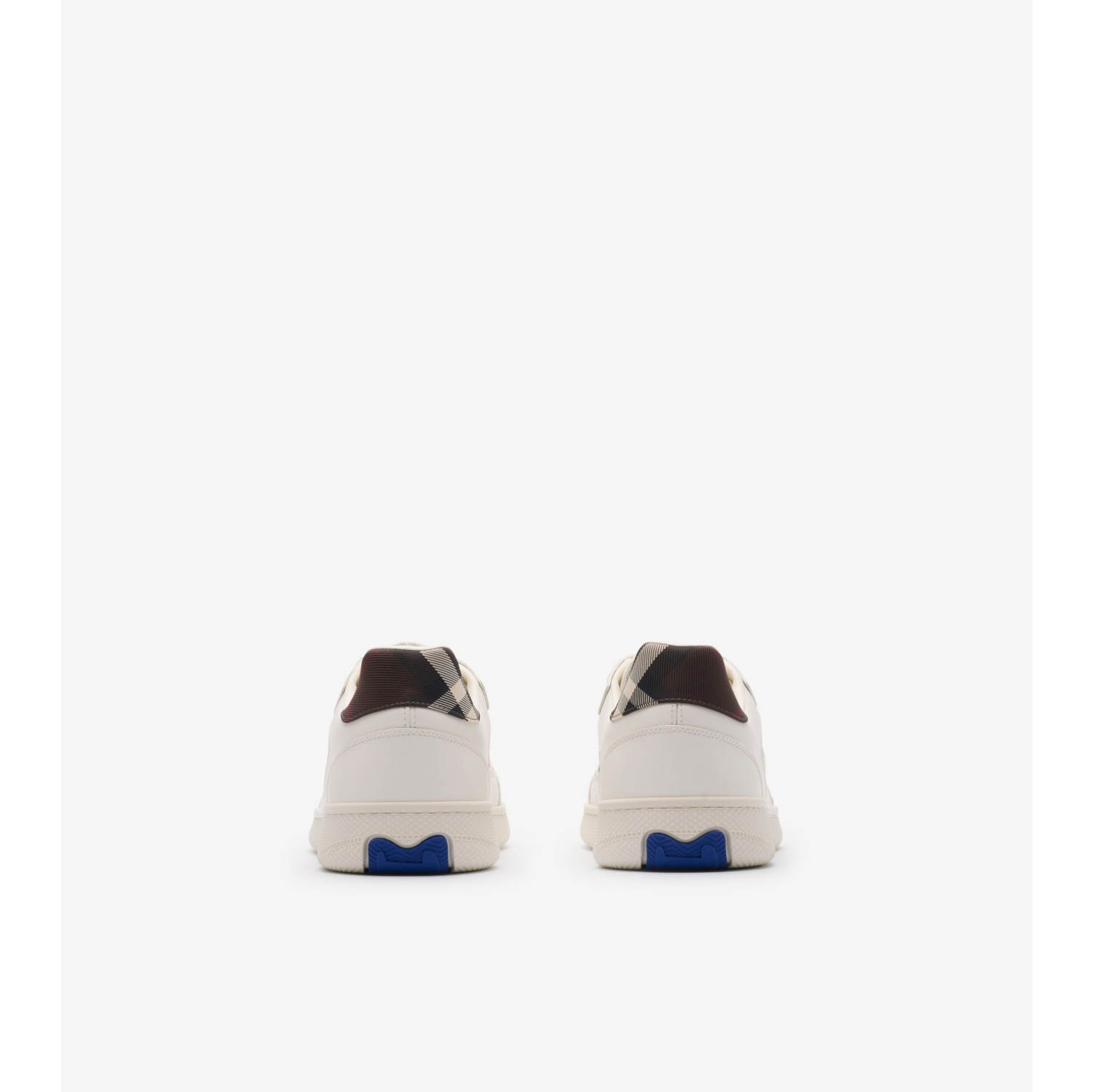 Sneaker „Terrace“ aus Leder mit Check