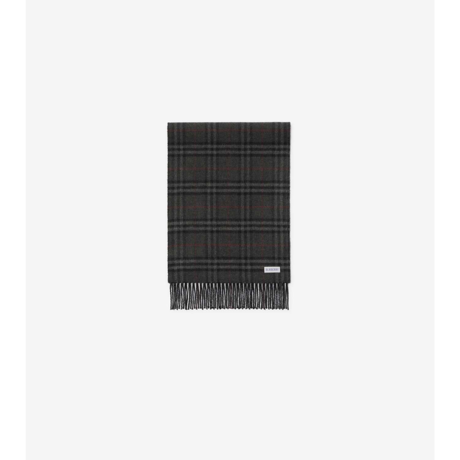 Reversible Check Cashmere Scarf