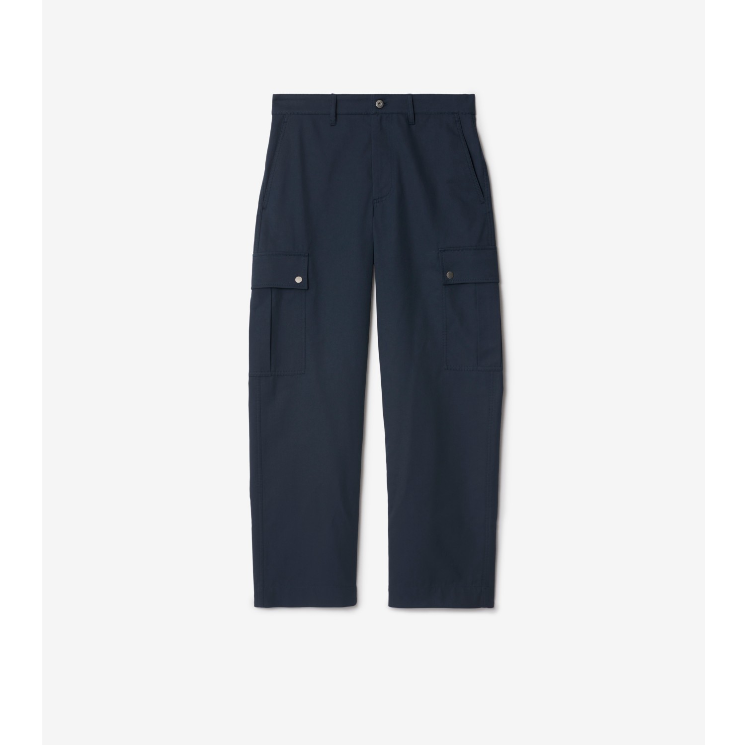 Cotton Blend Cargo Trousers