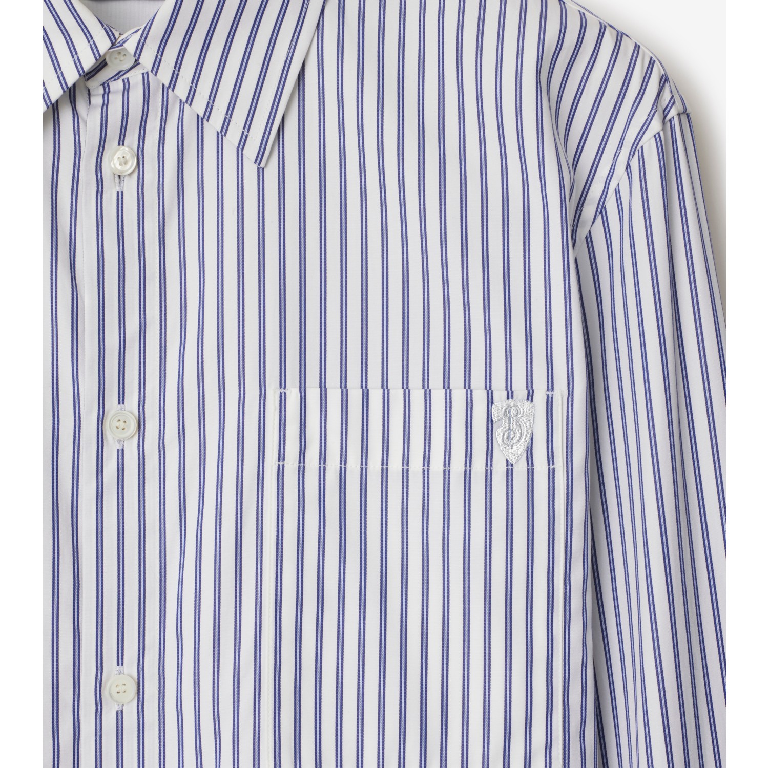 Relaxed Fit Striped Cotton Shirt