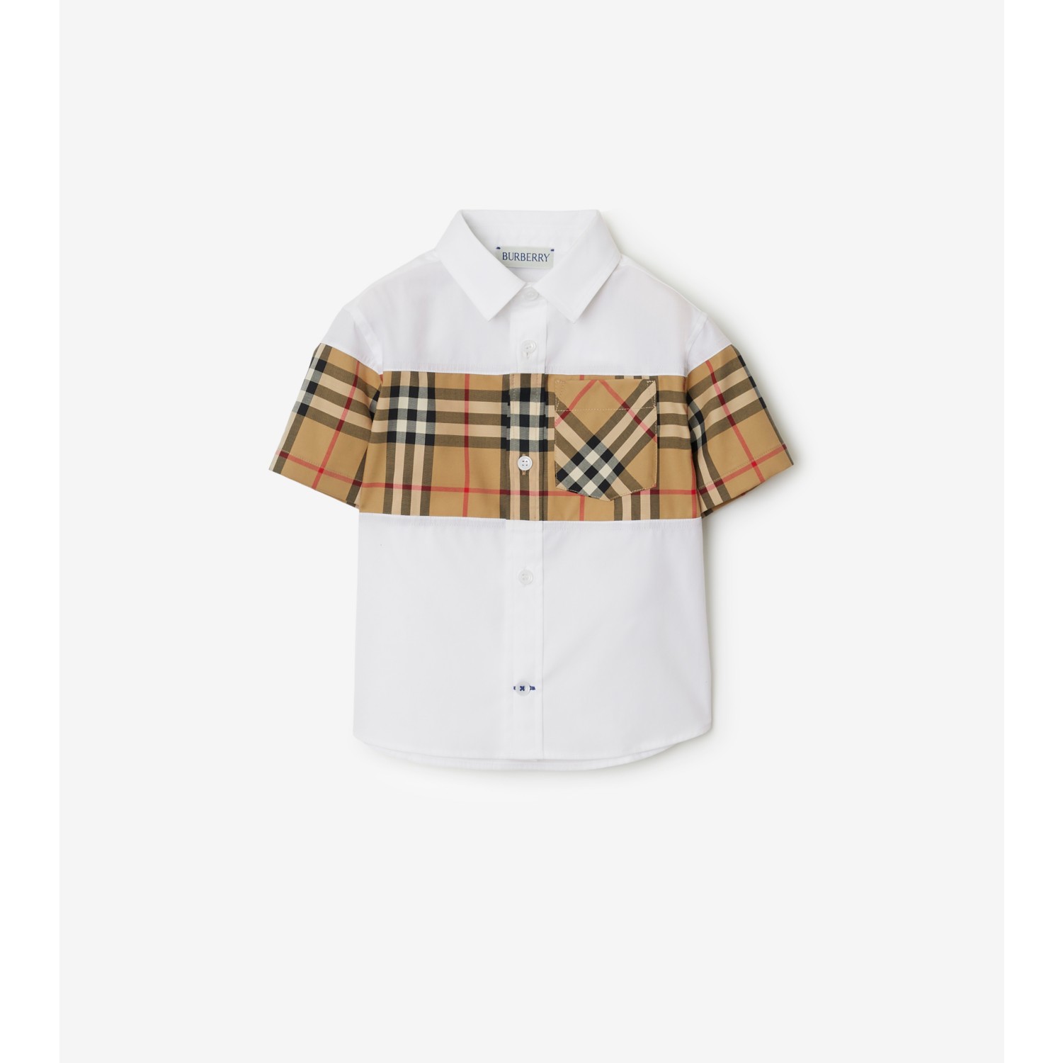 Burberry shirt store kids cheap