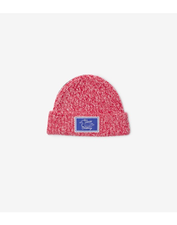 Colour Block Cashmere Beanie