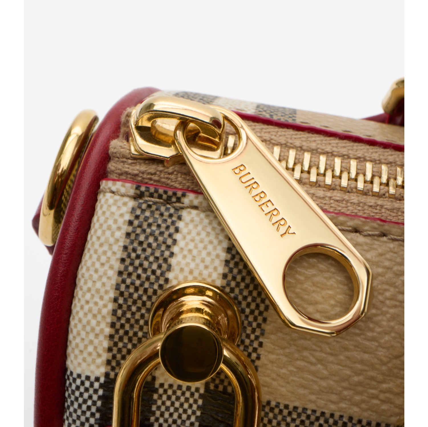 Mini Check Bowling Bag