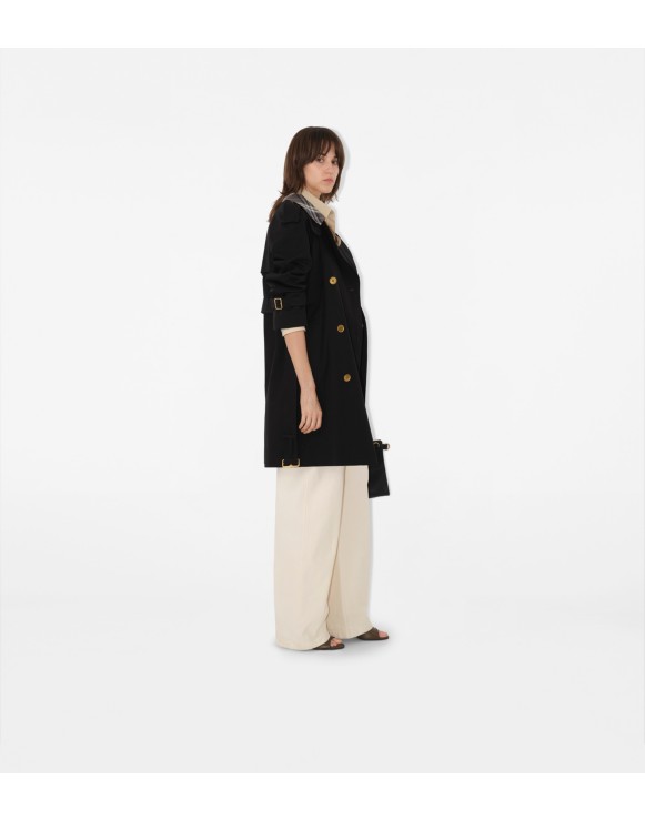 Mid-length Check Collar Castleford Trench Coat