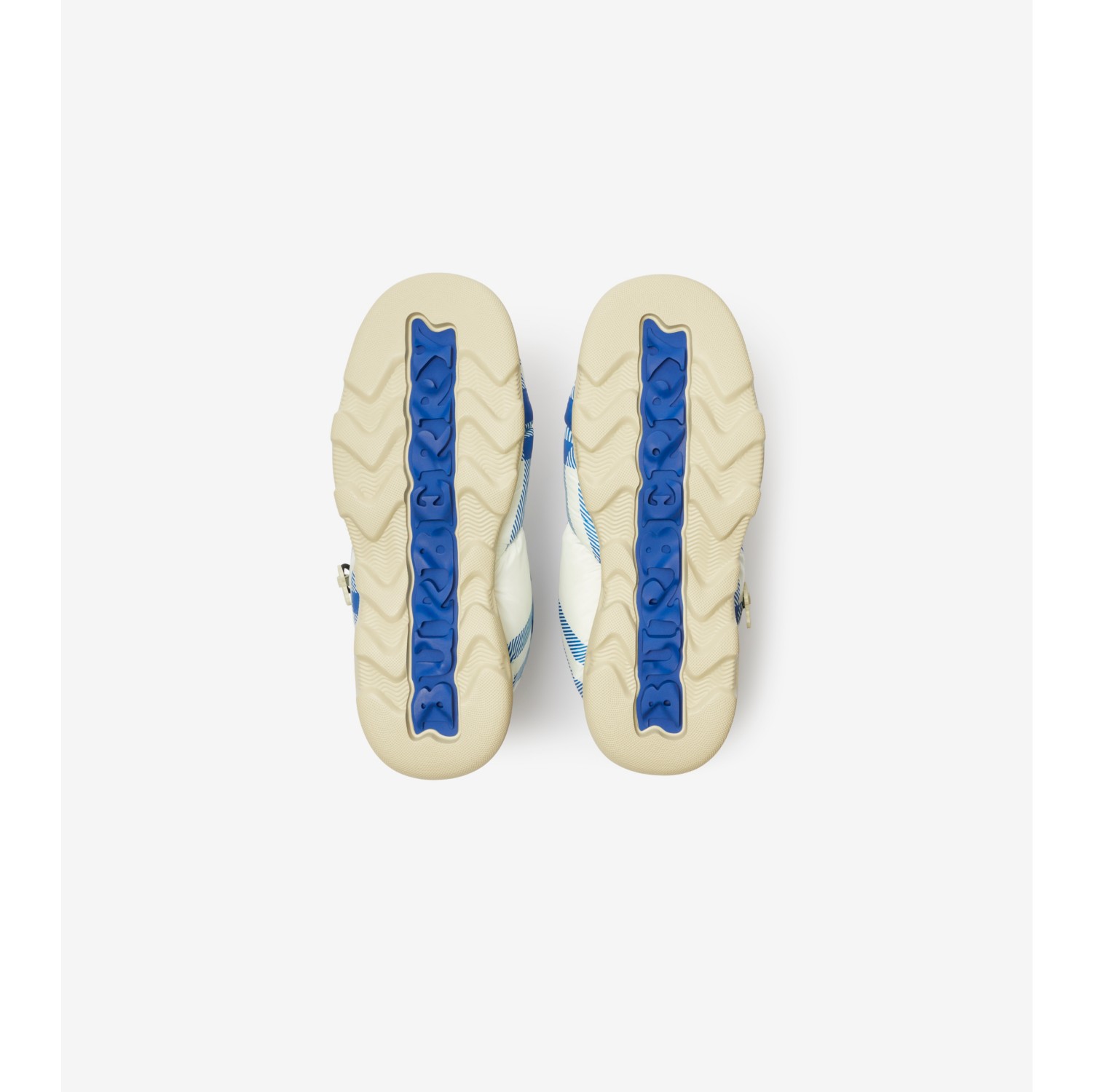 Check Pillow Boots in Knight Men Burberry® Official