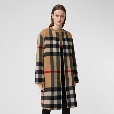 plus size burberry print dress