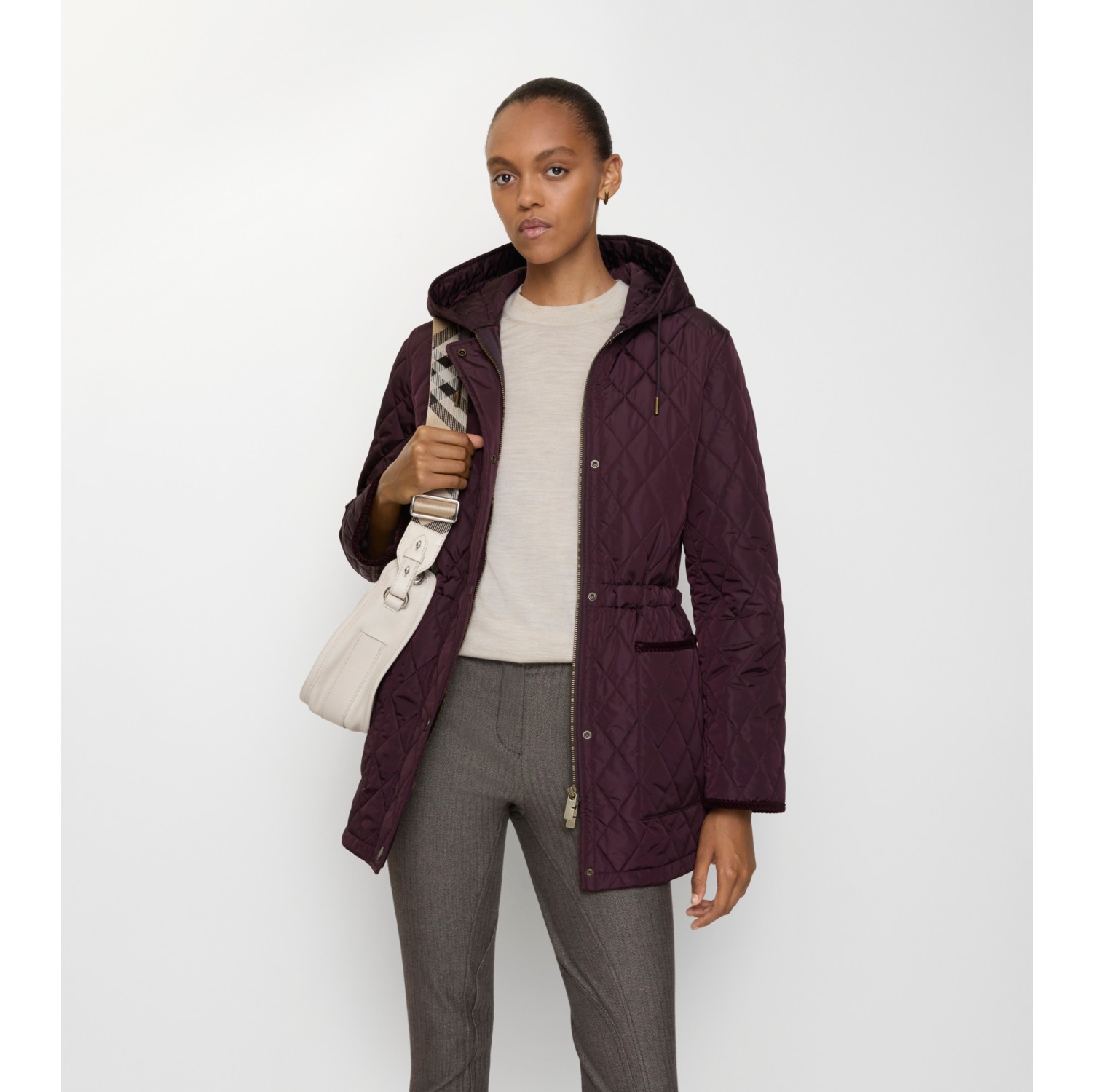 Quilted Nylon Parka
