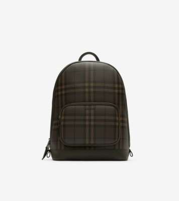 バッグ Burberrys Classic Check Leather Backpack 21D2F5F2-E68B-484A-840B-