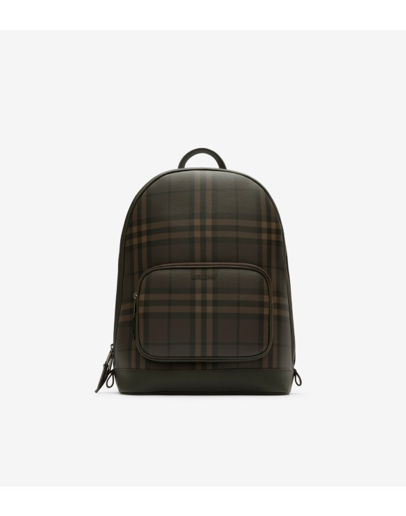 City Check Zip Backpack